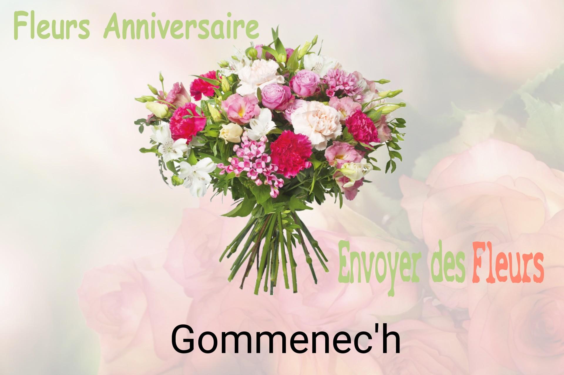 Bouquet de fleurs d’anniversaire livré à Gommenec'h
