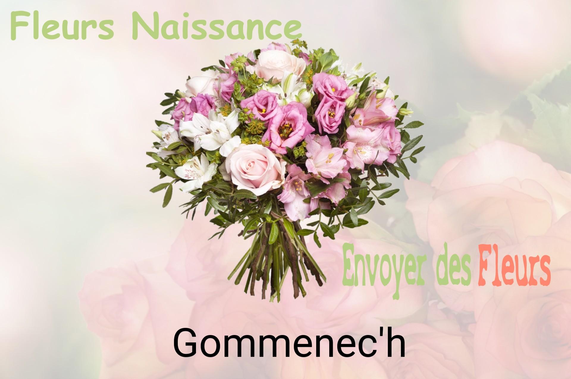 Bouquet de fleurs de naissance livré à Gommenec'h